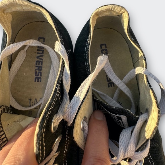 CONVERSE Chuck Taylor All Stars Low Street BLACK urban classic casual M7 W9 UK7 - Picture 7 of 8